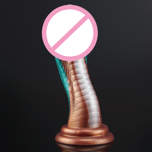 Dildo Anal Impermeable de Silicona Líquida con Forma de <span class=keywords><strong>Cobra</strong></span> para Mujeres, Juguete Sexual para Adultos, <span class=keywords><strong>Masturbador</strong></span> - Product Image 4