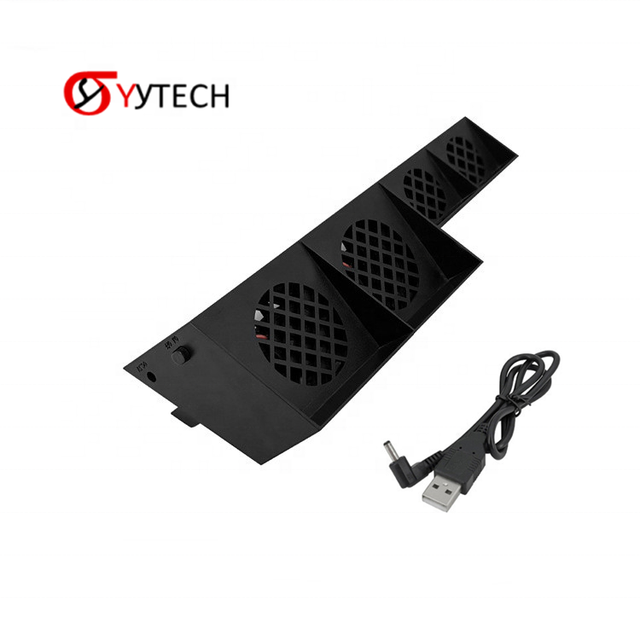 SYYTECH Game Console USB External Intelligent Temperature Control Cooling Fan for Playstation 4 PS4 Game Host Accessories