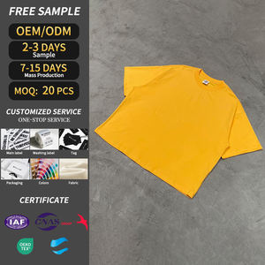 남성 의류 도매 단색 필수품 대형 자수 인쇄 티셔츠 빈티지 티셔츠 최고 품질 맞춤 - Product Image 2