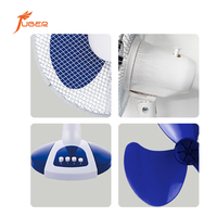 Ventilateur de table 16 pouces avec grille métallique, ventilateur de bureau pour chambre de filles, haute vitesse, 3 pales en plastique, ventilateur de refroidissement domestique