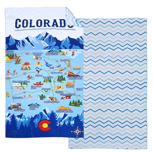 Chất Lượng Cao Thân Thiện Với Môi Sợi Nhỏ Cao Thấm Hồ Bơi Bãi Biển Khăn Tùy Chỉnh Thiết Kế Jacquard <span class=keywords><strong>Terry</strong></span> Khăn Bãi Biển - Product Image 2