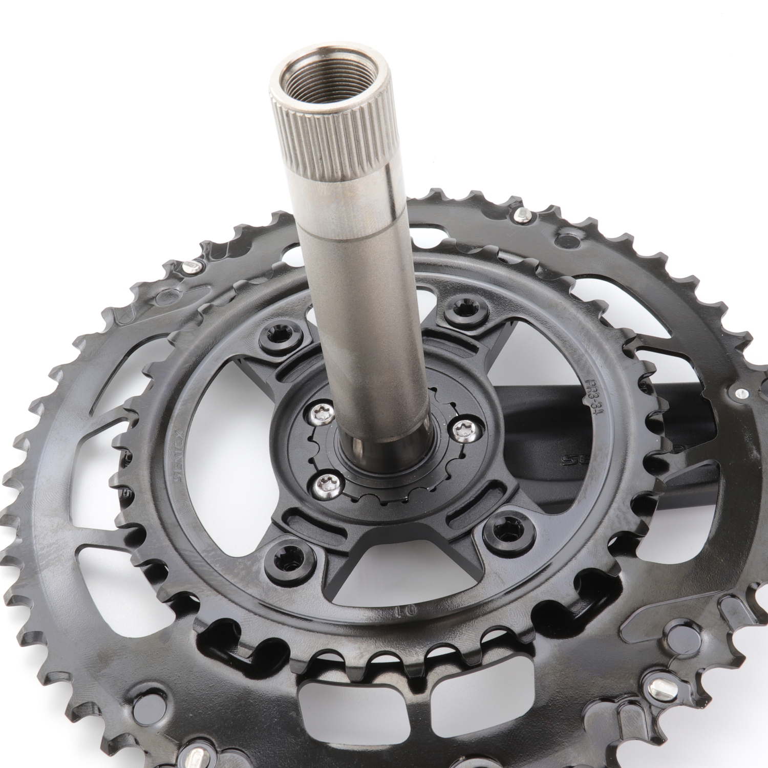 SENICX ロードバイク自転車クランクセット FC-PR4-A1 50/34T 165/170