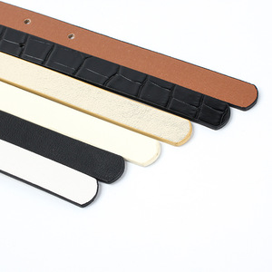 Ceintures fines en cuir PU pour femmes avec boucle dorée, style professionnel, logo personnalisable pour cadeaux d'entreprise - Product Image 2