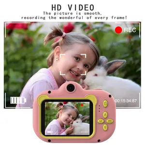 ET02 ילדים מצלמה יכול לקחת תמונות ילדים דיגיטלי צעצוע מצלמה 1080p HD מצלמה צעצוע לילדים מתנת יום הולדת ילדה ילד