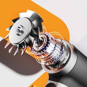 مروحة تربو مصغرة فائقة القوة محمولة باليد للرحلات والتخييم، مروحة دفع قوية ومنفاخ غبار، بدون فرش عالية السرعة - Product Image 6