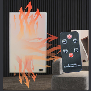 Panneau de chauffage infrarouge, radiateurs électriques modernes, thermostat mural sur mesure, chauffage infrarouge autonome - Product Image 1