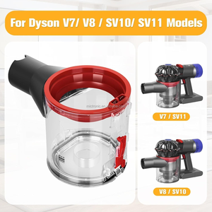 Bac à poussière de remplacement pour <span class=keywords><strong>Dyson</strong></span> V7 V8 <span class=keywords><strong>SV10</strong></span> SV11 Canister Vacuum Attachments Dust Bucket Container Trash Can Dirt Cup pour <span class=keywords><strong>Dyson</strong></span> V8 - Product Image 2