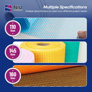 Funciona con 126 países E-Glass Mesh 145gsm Refuerzo de pared Malla de fibra de vidrio para yeso - Product Image 2