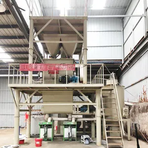 Thermoplastic Road Marking Paint Producing Equipment Fully Automatic Twin-shaft Gravity-free Dry Mortar Mixing Plant