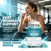 Gummies de créatine monohydrate à marque privée, véganes, pour la croissance musculaire, supplément pré-entraînement, énergie et performance, pour adultes