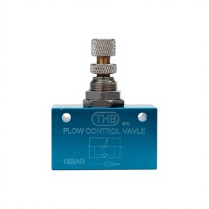 Válvula de Control de Flujo de Aire Neumática de Aleación de Aluminio, Serie VF OEM - Product Image 1