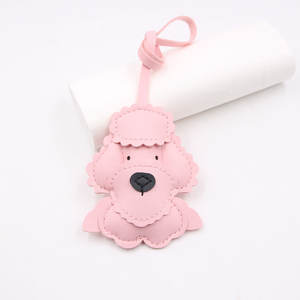 Llavero de Cuero PU con Forma de Perrito, 13 Colores, Colgante para Bolso, Mini Bolso Vintage, Accesorio para el Regreso a Clases, Duradero - Product Image 5