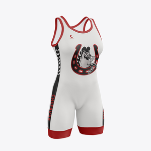 زي مصارعة نسائي مخصص من المصنع الأصلي مع نسيج مرن رباعي الاتجاهات قابل للتنفس وسريع الجفاف - Product Image 3