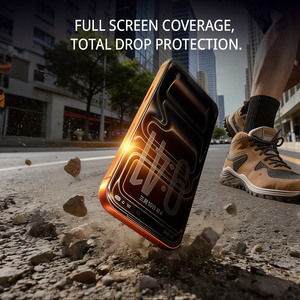 Vetro Temperato Ultra Armor 9H HD Trasparente Antiurto Copertura Completa per Telefoni Cellulari - Product Image 2