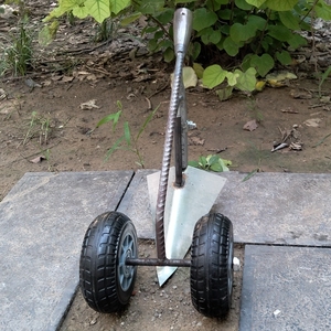 Herramientas para Desherbar el Césped de Jardín, Acero al Carbono Forjado, Metal, Agricultura, Azadones para Excavar Tierra, <span class=keywords><strong>2</strong></span> Ruedas, 3 en 1, Arados Manuales para Agricultura - Product Image 4