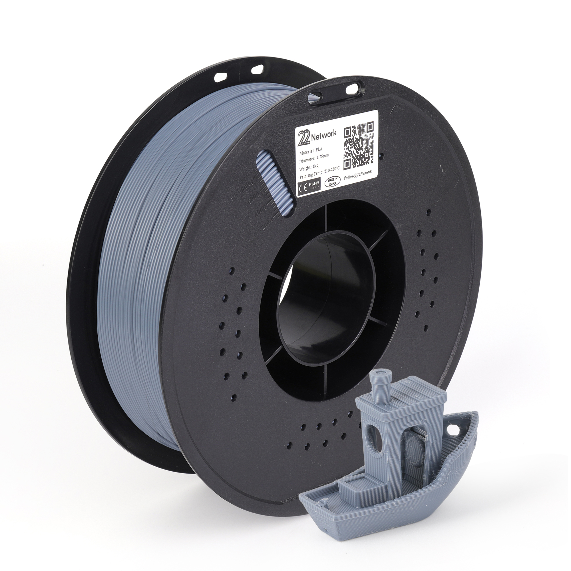 สีเทาอมฟ้า