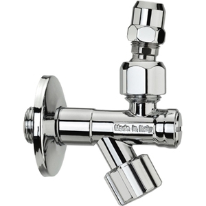 Grifo Bajo Fregadero con Tornillo y Filtro Giratorio 1/2 X 3/8 Hecho en Italia - Product Image 1