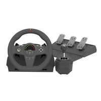 Nouveau Volant de Course Rotatif Tendance Direct Usine pour PC PS3 PS4 Xbox One Switch, Volant de Conduite avec 3 Pédales