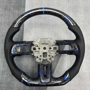 Volante Deportivo de Fibra de Carbono Forjado para <span class=keywords><strong>Ford</strong></span> <span class=keywords><strong>Mustang</strong></span> 2011-2014, Accesorios Interiores para Automóviles - Product Image 1