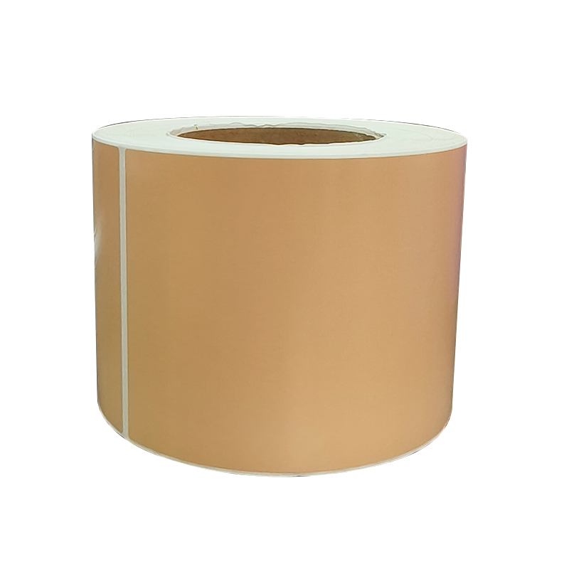 Coated Paper Printed Kraft-Tone Glossy Sticker Labels Natural Kraft Appearance for Packaging