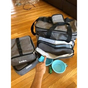 Free Sample Airline Approved Foldable Pet Carrier Breathable <b>Mesh</b> for Small to Medium Cats and Dogs for Travel - Product Image 2