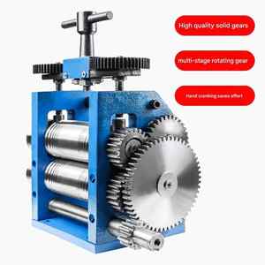 Herramienta para Hacer Joyería, Rodillo Manual para Alambre <span class=keywords><strong>de</strong></span> Oro y Plata, <span class=keywords><strong>Prensa</strong></span> <span class=keywords><strong>de</strong></span> Alambre con Patrón Semicircular - Product Image 6
