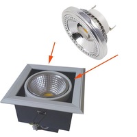 Projecteur LED COB AR111 Bodeng avec colonne de guidage lumineux 12W AC 220V/110V Culot B22/E27 Usage Résidentiel Garantie 3 Ans Forme A