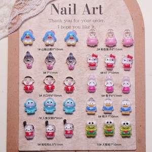 Adornos <span class=keywords><strong>de</strong></span> Uñas 3D <span class=keywords><strong>de</strong></span> Resina con Diseño <span class=keywords><strong>de</strong></span> Gato <span class=keywords><strong>de</strong></span> Dibujos Animados Japoneses, Mini Accesorios Decorativos para Uñas - Product Image 5