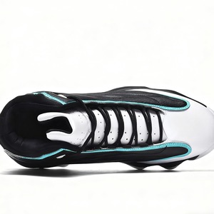 Brand Logo <strong>Custom</strong> Professional Men Outdoor Sports Sneakers Leather Air 13 High Top Women Basketball Shoes - Product Image 2