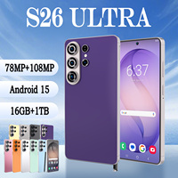 Teléfono Inteligente para Juegos S26 Ultra Original, Nuevo, con Memoria de 16+1T, Doble SIM, Versión Global, 5G, LTE