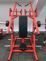 Banc de musculation multifonctionnel réglable en acier NO.18 pour développements pectoraux, tractions latérales, presse à banc assis à double poignée pour musculation