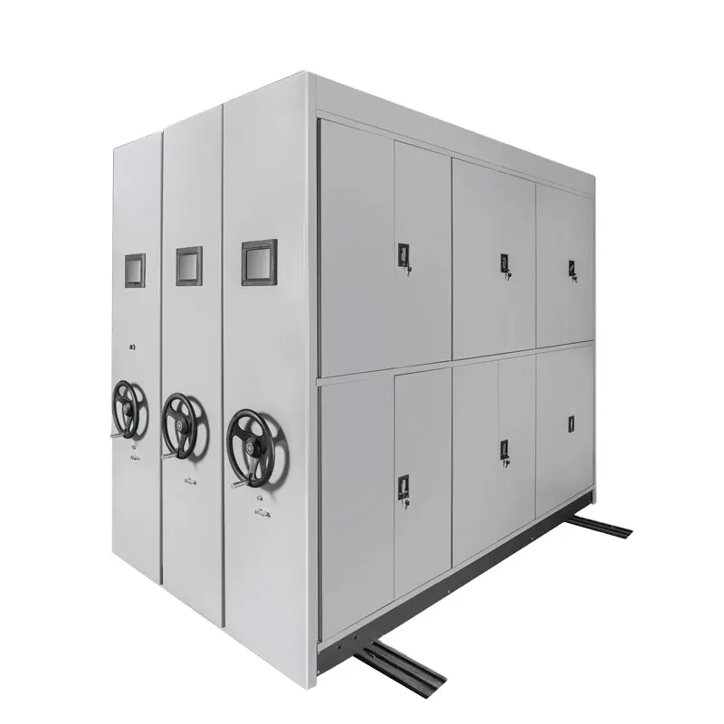 Steel Shelving Systems 5層Locking MobileコンパクタStorage Filing Cabinet