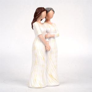 Estatua de Ángel Madre e Hijo Hecha a Mano en Resina, Figura de Amor Familiar para Decoración del Día de la Madre - Product Image 3