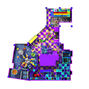 Parcours d'aventure en corde personnalisé pour centre d'amusement commercial, labyrinthe intérieur en filet pour enfants, aire de jeux intérieure pour enfants - Product Image 3