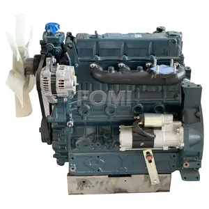 Motor diesel fomi original v3300, V3300-DI-ES01 montagem completa do motor 37kw-75kw 2600rpm para o motor kubota v3300