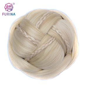 Hairjoy — <span class=keywords><strong>chignon</strong></span> à cheveux synthétique, queue de cheval, <span class=keywords><strong>chignon</strong></span> floral, style français - Product Image 3