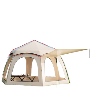 Venta al por mayor <span class=keywords><strong>de</strong></span> carpas hexagonales portátiles, plegables, totalmente automáticas y <span class=keywords><strong>de</strong></span> apertura rápida para acampar al aire libre en la <span class=keywords><strong>playa</strong></span>, con protección contra la lluvia. - Product Image 3