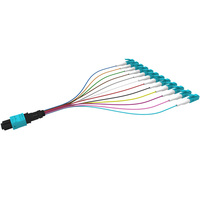 Répartiteur de fibre optique 1*6 MTP/MPO avec connecteurs LC/APC Répartiteur de fibre optique en tube d'acier pour réseau CATV et FTTH