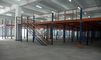 Système de rayonnage pour mezzanine, plateformes industrielles doubles pour entrepôt, système de plancher de mezzanine