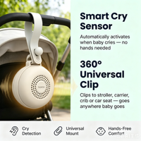 Hightar Nouveau Design Machine à Bruit Blanc Portable pour Bébé, Veilleuse et Aide au Sommeil Apaisante