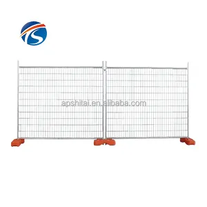 An toàn và di động không thấm nước nhúng nóng mạ kẽm Úc hàng rào tạm thời di chuyển hàng rào cho công trường xây dựng