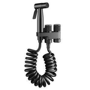 Válvula angular de doble salida Mubin con pistola pulverizadora para lavadora, presión de 1 bar, instalación integrada - Product Image 1
