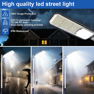 مصباح شارع LED مقاوم للماء IP66 عالي الإضاءة SMD3030 من الألومنيوم المصبوب 30 واط 50 واط 100 واط 150 واط للاستخدام الخارجي في الطرق الريفية - Product Image 3