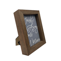 Personnalisé A1 A2 A3 A4 2x3 3x5 5x7 11x14 16x20 maison Simple élégant moderne en bois noir cadre Photo Mini cadres Photo