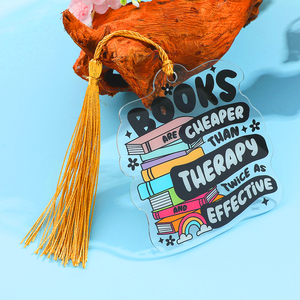 Bán Hot Vui Xương Đọc Dấu Trang Bán Buôn Colourful Sinh Viên Trang Trí Tua Cuốn Sách Đánh Dấu Acrylic Tùy Chỉnh Phim Hoạt Hình Bookmark - Product Image 4