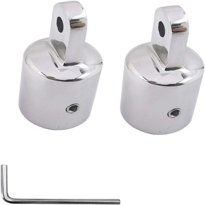 Embouts de fixation <span class=keywords><strong>pour</strong></span> <span class=keywords><strong>bimini</strong></span> de bateau polis miroir - Acier inoxydable de qualité marine <span class=keywords><strong>pour</strong></span> supports de bâches de yachts et de voiliers - Product Image 3