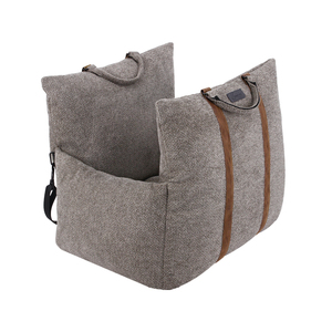Dog Car Seat Travel Dog bed with safe belt and Dog Leash inside - Product Image 4