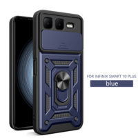Coque robuste anti-rayures INF SMART 10 PLUS, protection antichoc avec béquille et protection d'objectif pour appareil photo