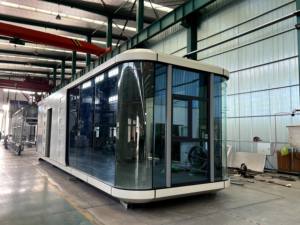 Mobiele Prefab Moderne Vakantiehotel Luxe Woning Draagbare Woning Tiny House Modulaire Scheepsruimte <span class=keywords><strong>Capsule</strong></span> - Product Image 3