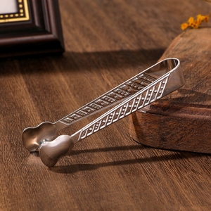 ที่คีบถ่านเหล็กขนาดเล็กเครื่องหอมอโรมาเธอราพีธูปทองสำหรับไม้ก้อนน้ำตาลก้อนน้ำแข็งอาหรับ-ยอดเยี่ยม - Product Image 4